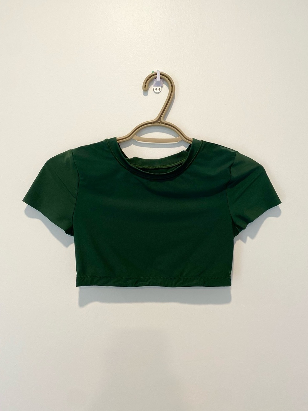 Aerie Smoothez Forest Green Crop Top
